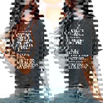 Science Teacher Because Math Teachers Need Heroes Too Women's Oversized Comfort T-Shirt - Monsterry