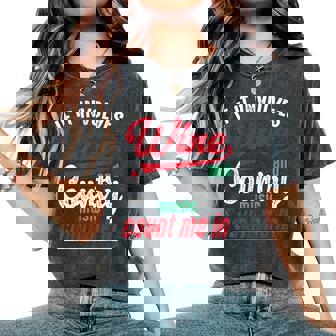 Sie Trata Deino Música Chicas Divertidas Country Es Camiseta extragrande cómoda para mujer - Regaloses