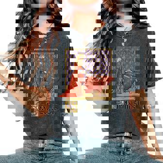 Sir Rhosis Medieval Pun Meme Liver Drunk Women's Oversized Comfort T-Shirt - Monsterry