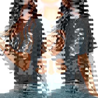 Sister Of The 1 Year Old Football First Birthday Boy Family Women's Oversized Comfort T-Shirt - Monsterry