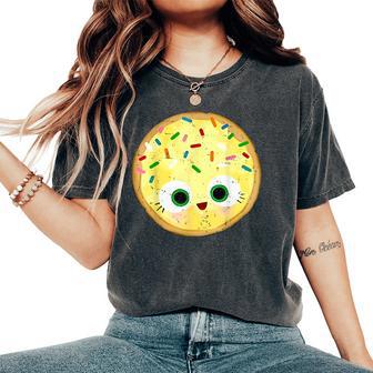 The Smart Cookie Good Egg Teacher Halloween Costume Food Women's Oversized Comfort T-Shirt - Thegiftio UK