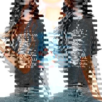 Snuggle Up Gnomies It's Cold Outside Snow Cute Gnome Girls Women's Oversized Comfort T-Shirt - Monsterry