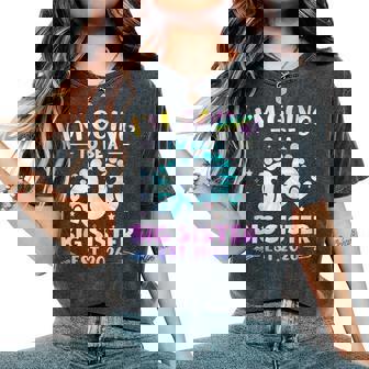 Soon To Be Big Sis Finally Going To Be Big Sister Est 2026 Women's Oversized Comfort T-Shirt | Seseable UK