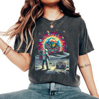 Space Music S-6Xl Graphic Women's Oversized Comfort T-Shirt - Thegiftio UK