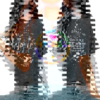 Special Education Squad Dream Team Sped Teacher Appreciation Women's Oversized Comfort T-Shirt | Seseable FR