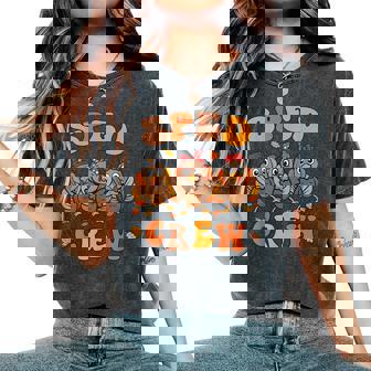 Sped Teacher Crew Thanksgiving Special Education Teacher Women's Oversized Comfort T-Shirt | Mazezy