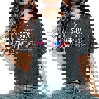 Spider Mama Groovy Mama Matching Family Women's Oversized Comfort T-Shirt | Seseable FR