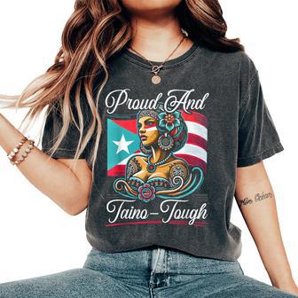 Taino Indian Puerto Rico Pride Boricua Puerto Rican Women Women's Oversized Comfort T-Shirt - Thegiftio UK