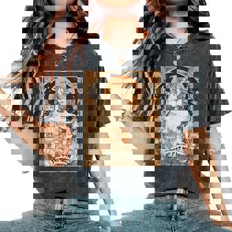 Tarot Card The Cat Mom Women's Oversized Comfort T-Shirt | Seseable FR