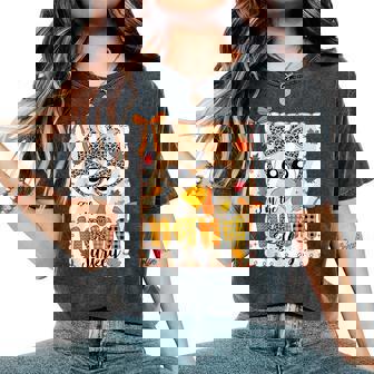 Thanksgiving I'm The Nana Turkey Matching Family Mom Grandma Women's Oversized Comfort T-Shirt | Seseable CA