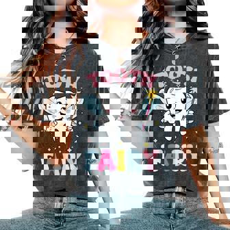 Tooth Fairy Dentist Halloween Costume Women Women's Oversized Comfort T-Shirt - Thegiftio