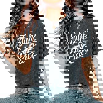 Tougher Than Cancer Support Squad Cancer Survivor Women Women's Oversized Comfort T-Shirt | Seseable UK