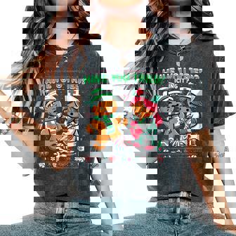 Have You Tried Icing It Gingerbread Icu Nurse Christmas Xmas Women's Oversized Comfort T-Shirt | Seseable CA