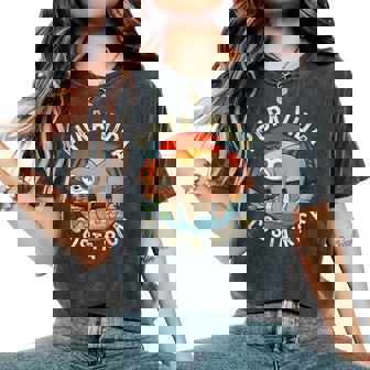 Tropical Sunset Nature Sloth Costa Rica Pura Vida Beach Women's Oversized Comfort T-Shirt - Monsterry