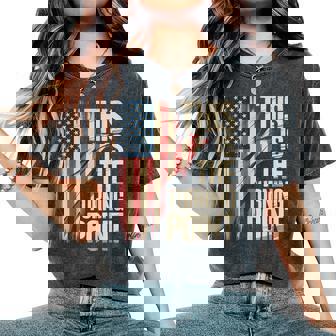 This Is The Turning Point Usa Flag For Ns Women's Oversized Comfort T-Shirt - Monsterry