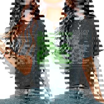 Vintage Monstera Deliciosa Swiss Cheese Plant Tropical Women's Oversized Comfort T-Shirt | Mazezy