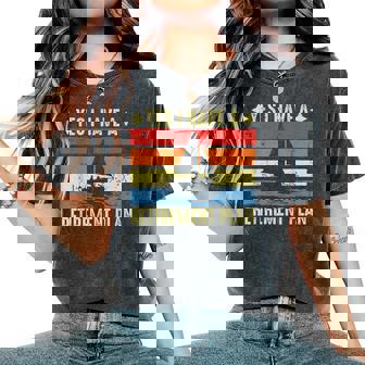 Voile Pour Hommes S Plan De Retraite Bateauoilier T-shirt oversize confortable pour femme - Cadeauxyz