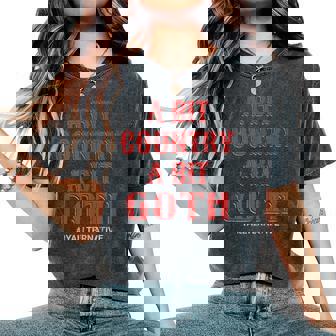 Western Goth Girl Alt-Country Subculture Emo Gothic Tank Top Women's Oversized Comfort Colors T-Shirt | Mazezy