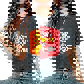 The Wife Is Right Husband Sarcastic Saying Humor Joke Women's Oversized Comfort T-Shirt | Mazezy