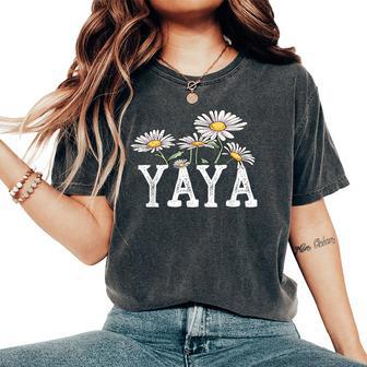 Yaya Floral Chamomile Mother's Day Yaya Women's Oversized Comfort T-Shirt - Thegiftio UK