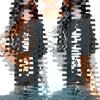 【重岡】苗字 名字 名入れ 家族お揃い 文字入れ 女性 男性 子供 面白い 名前 おもしろ 服 ギャグ ネタ ウケ狙い レディースオーバーサイズコンフォートTシャツ - Kawaiitshirt