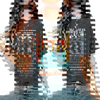 ヴィンテージ 1946 ギフト 男性 女性 長寿祝い 1946年生まれ 傘寿祝い ユニークな誕生日プレゼント レディースオーバーサイズコンフォートTシャツ - Kawaiitshirt