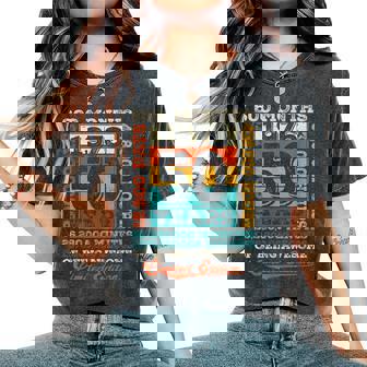 ヴィンテージ 1976 ギフト 男性 女性 長寿祝い 1976年生まれ 五十路祝い ユニークな誕生日プレゼント レディースオーバーサイズコンフォートTシャツ - Kawaiitshirt