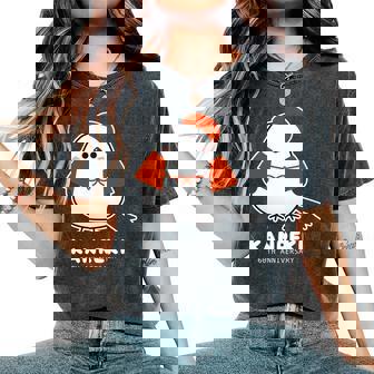 還暦祝い シマエナガ 鳥 北海道 男性 父 女性 母 ちゃんちゃんこ 還暦お祝い 60歳 かわいい 長袖tシャツ レディースオーバーサイズコンフォートTシャツ - Kawaiitshirt