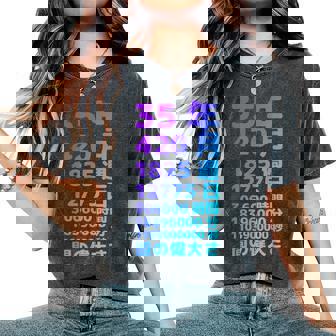 面白い35歳の誕生日の古いメーター 面白い35歳のギフト 女性 男性 面白い電卓 35歳の誕生日のギフト レディースオーバーサイズコンフォートTシャツ - Kawaiitshirt