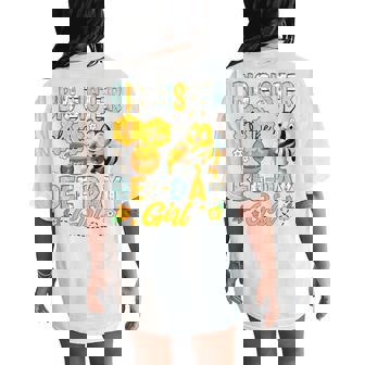 Big Sister Of The Bee-Day Girl Bee Birthday Party Women's Oversized Comfort T-Shirt Back Print - Monsterry