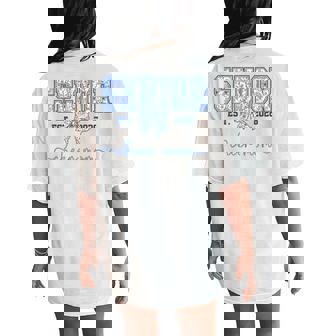 Cheer Senior Class Of 2026 High School Cheerleading Mom Women's Oversized Comfort T-Shirt Back Print - Monsterry