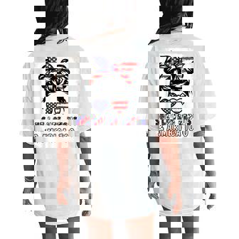 Christian Girl Love Jesus America Cute 4Th July Patriotic Women's Oversized Comfort T-Shirt Back Print - Thegiftio