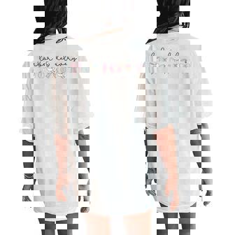 Coquette Labor And Delivery Nurse Grad Baby Ob Rn Nursery Women's Oversized Comfort T-Shirt Back Print - Monsterry