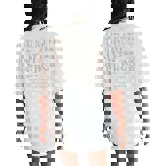 Created With A Purpose Jesus On Back Christian Bible Verse Women's Oversized Comfort T-Shirt Back Print - Monsterry