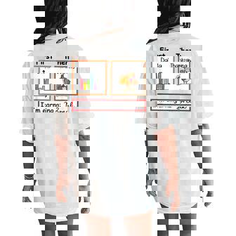 First Data Then Thanksgiving Im Earning A Break Sped Teacher Women's Oversized Comfort T-Shirt Back Print - Thegiftio