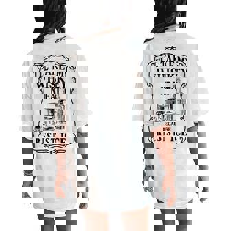 I'll Take My Whiskey Vintage Neat Because Ice Women Women's Oversized Comfort T-Shirt Back Print - Thegiftio