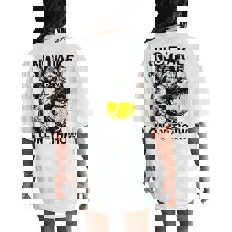 No Take Only Throw Tennis Ball German Shepherd Dog Mom Women's Oversized Comfort T-Shirt Back Print - Monsterry