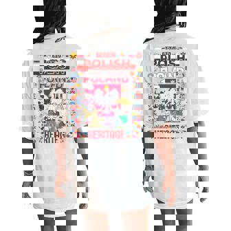 Polska Polish Ideas For & Polski Folk Polish Heritage Women's Oversized Comfort T-Shirt Back Print - Monsterry