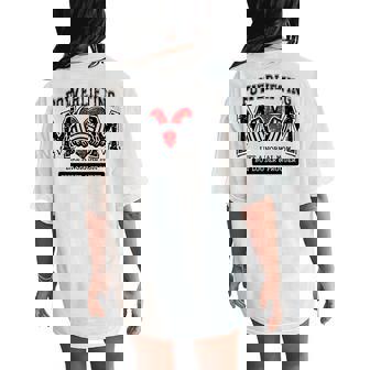 Powerlifting Mom Like Normal Mom Heart Mother's Day Women's Oversized Comfort T-Shirt Back Print - Monsterry