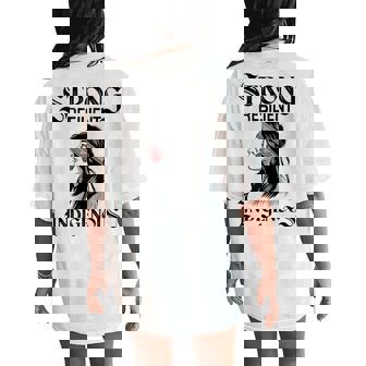 Strong Resilient Indigenous Mmiw Awareness Women Women's Oversized Comfort T-Shirt Back Print | Mazezy