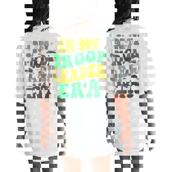 In My Troop Leader Era Cookie Dealer Camping Summer Women Women's Oversized Comfort T-Shirt Back Print - Seseable