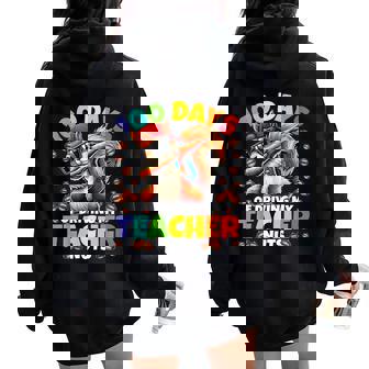 100 Days Of Driving My Teacher Nut Dabbing Squirrel 100Th Da Women Oversized Hoodie Back Print | Seseable CA