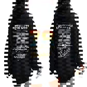 1978Intage Anniversaire Retro Pour Homme 70S Et 80S Sweat à capuche oversize pour femme avec imprimé dans le dos - Cadeauxyz