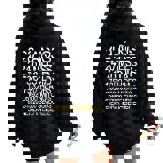 20 Años Cumpleaños Hombre Regalo Divertido 20 Años Women Oversized Hoodie Back Print - Regaloses