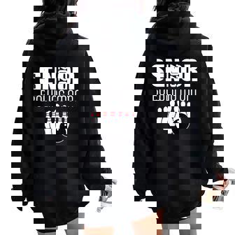 2026 Senior Bowling Mom Bowling Team Parent Helper Women Oversized Hoodie Back Print | Seseable FR