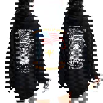 250Th Anniversary Usa United States America 250 Women Women Oversized Hoodie Back Print - Thegiftio