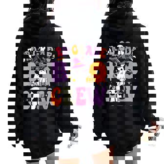 3Rd Grade Boo Crew Spooky Third Grade Halloween Teacher Women Oversized Hoodie Back Print | Mazezy