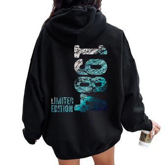 41 Cumpleaños Hombre 41 Años 1984 Decoración Divertido Regalo Women Oversized Hoodie Back Print - Regaloses