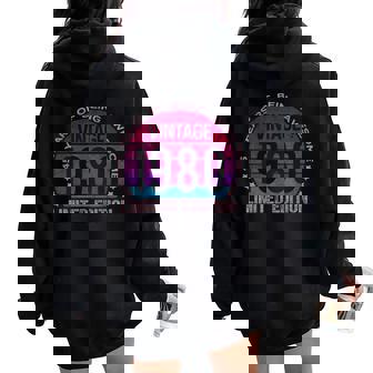 45 Year Old Limited Edition 45Th Birthday Women Women Oversized Hoodie Back Print | Mazezy