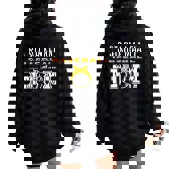 5 Star Mafia Baseball Mom Women Oversized Hoodie Back Print | Seseable FR